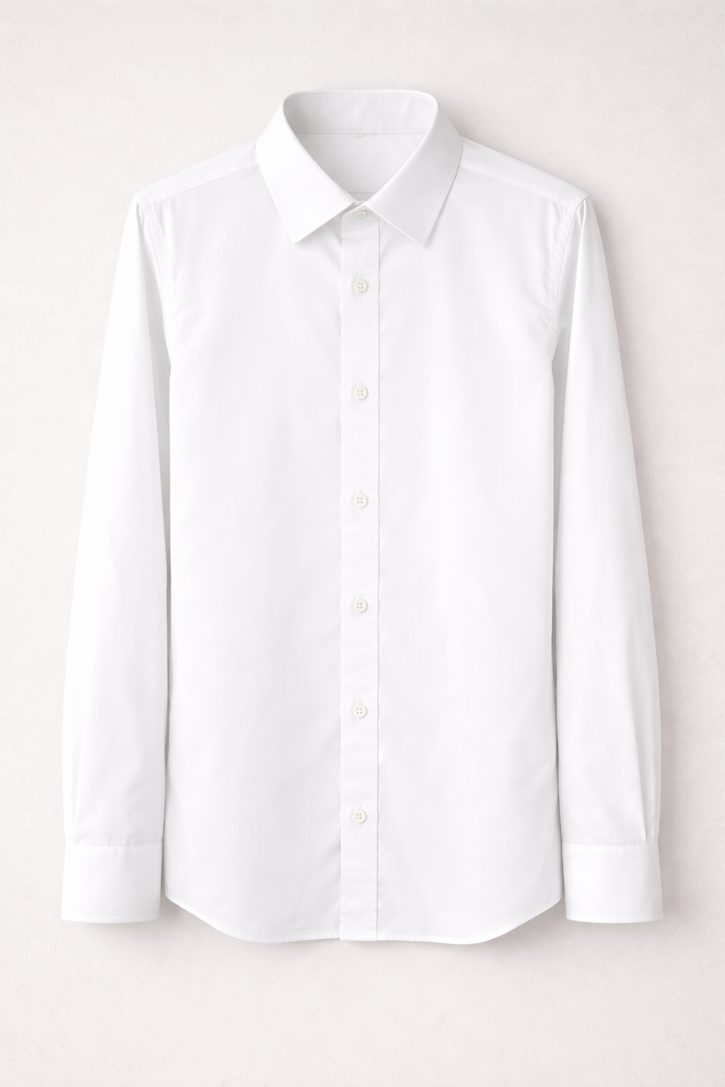 Basic white shirt front view